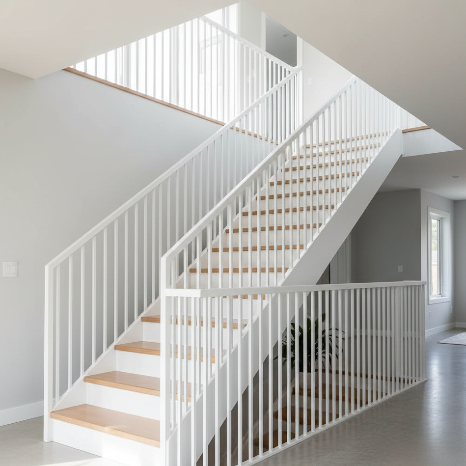 Railing Tangga Kayu Besi